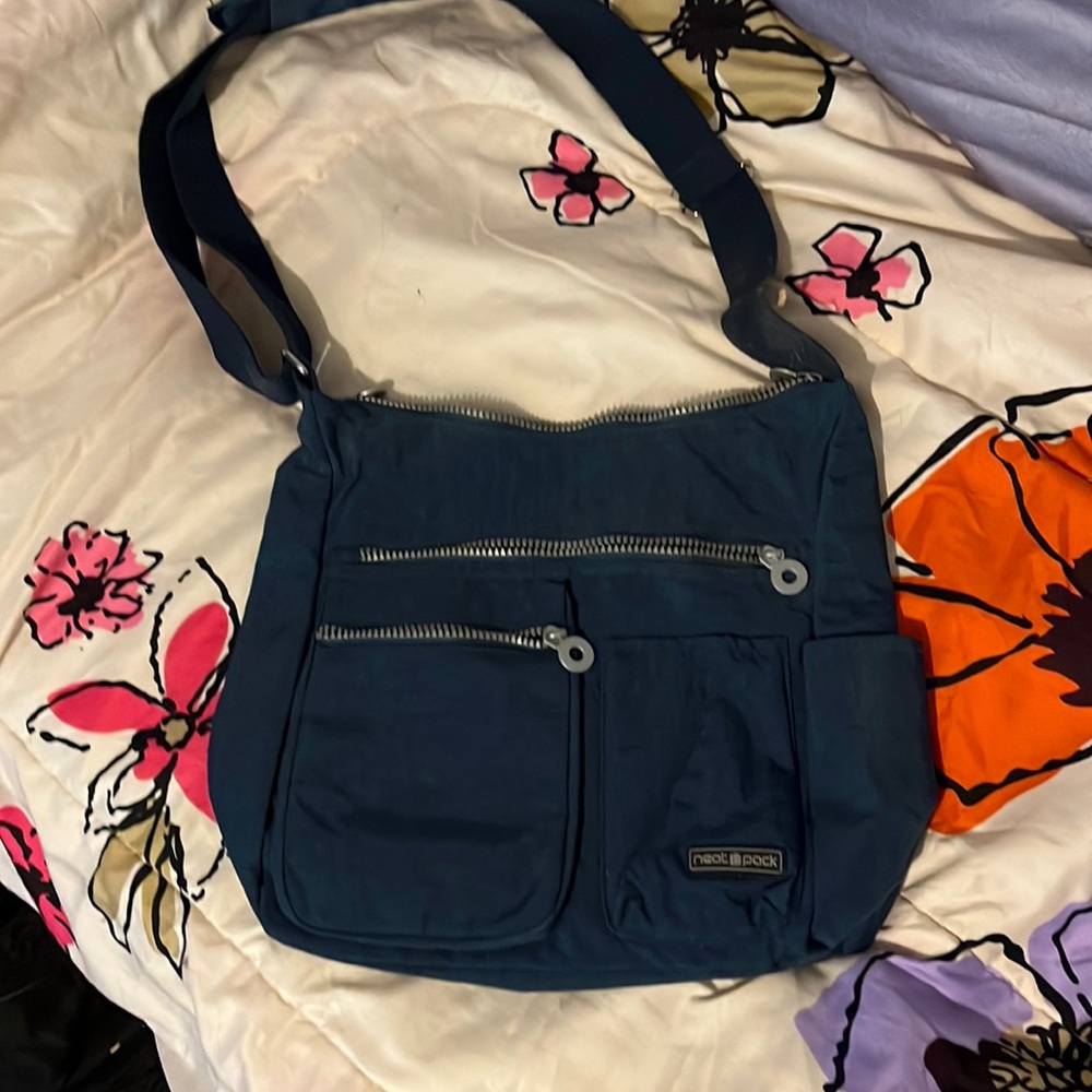Neat and pack brand navy bag